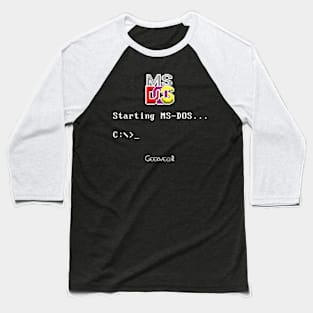 MS DOS Baseball T-Shirt